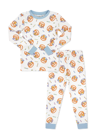 Sweet Pea PJ Set - Boo to You, Bluffton Blue