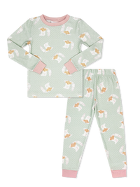 Sweet Pea PJ Set - Baking Spirits Bright, Pensacola Pink