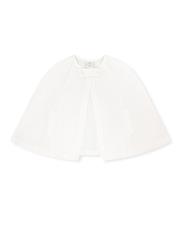 Classic Cape - Princeton White Corduroy