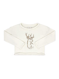 Ryan Roll Neck Sweater - Kingsport Khaki, Deer