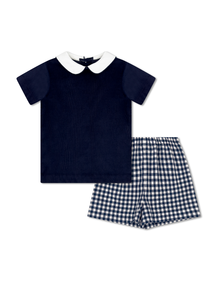Sibley Short Set - Norris Navy, Blue Ridge Check (FW25)