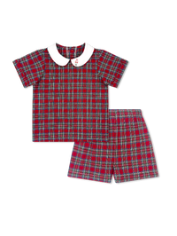 Sibley Short Set - Woodstock Plaid, Nutcracker