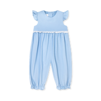 Angel Romper - High Point Blue Corduroy