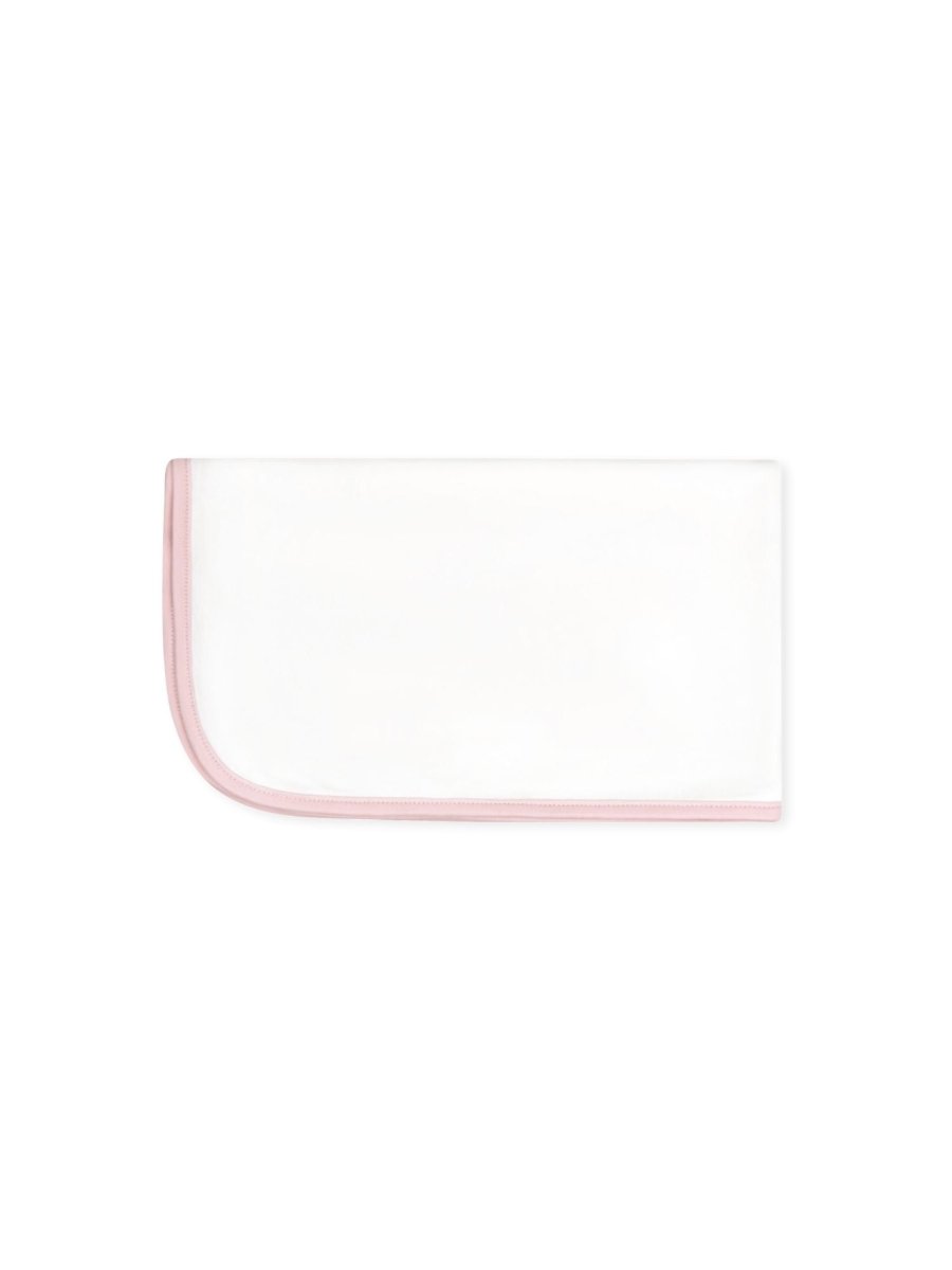 Bundle Up Blanket - Park White with Park Pink Trim - Classic Core Baby | Lullaby Set