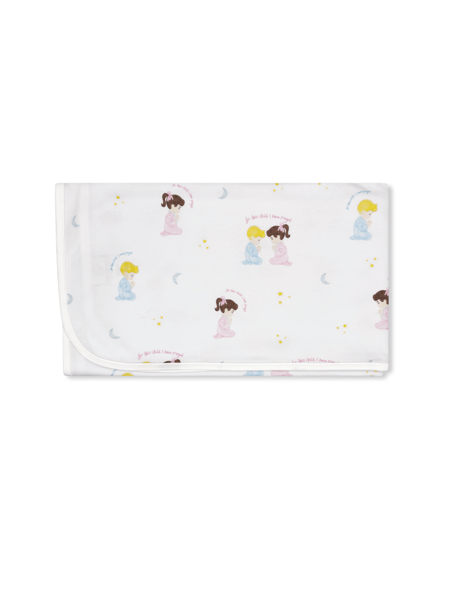 Bundle Up Blanket - For this child I have Prayed with White Trim - Classic Core Baby | Lullaby Set