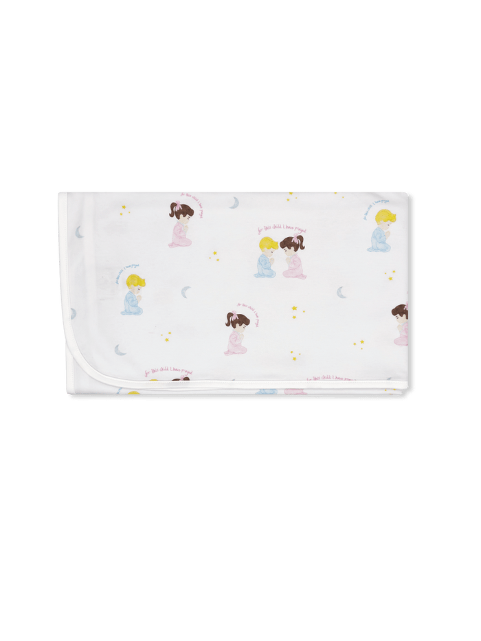 Bundle Up Blanket - For this child I have Prayed with White Trim - Classic Core Baby | Lullaby Set