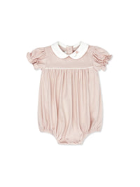 Charleston Bubble - Park Pink with Flower Embroidery - Classic Core Baby | Lullaby Set