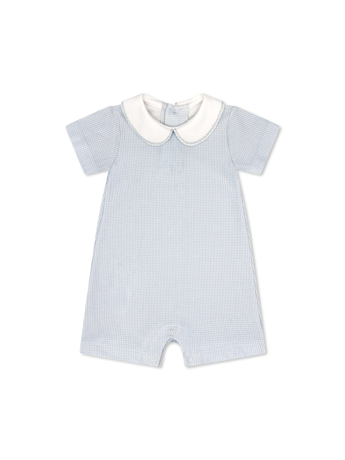 Precious Play Bubble - Baby Blue Knit Minigingham