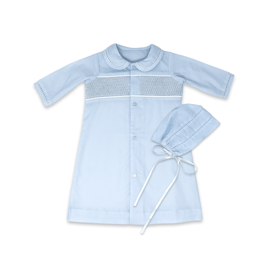 Royal Daygown Set - Blessings Blue Batiste - Classic Core Baby | Lullaby Set