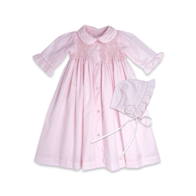 Royal Daygown Set - Blessings Pink Batiste - Classic Core Baby | Lullaby Set