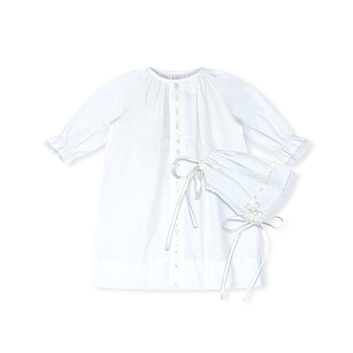 Original Daygown Set - Blessings White Batiste, Ecru (Core) - Classic Core Baby | Lullaby Set