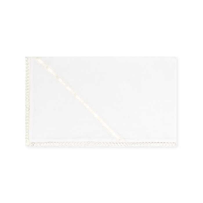 Heirloom Blanket - Blessings White with Ecru - Classic Core Baby | Lullaby Set