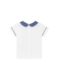 Sibley Shirt - Legacy White, River Royal Minigingham
