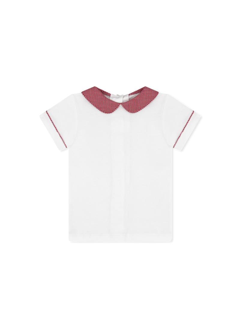 Sibley Shirt - Legacy White, Ramsey Red Minigingham (FW25)