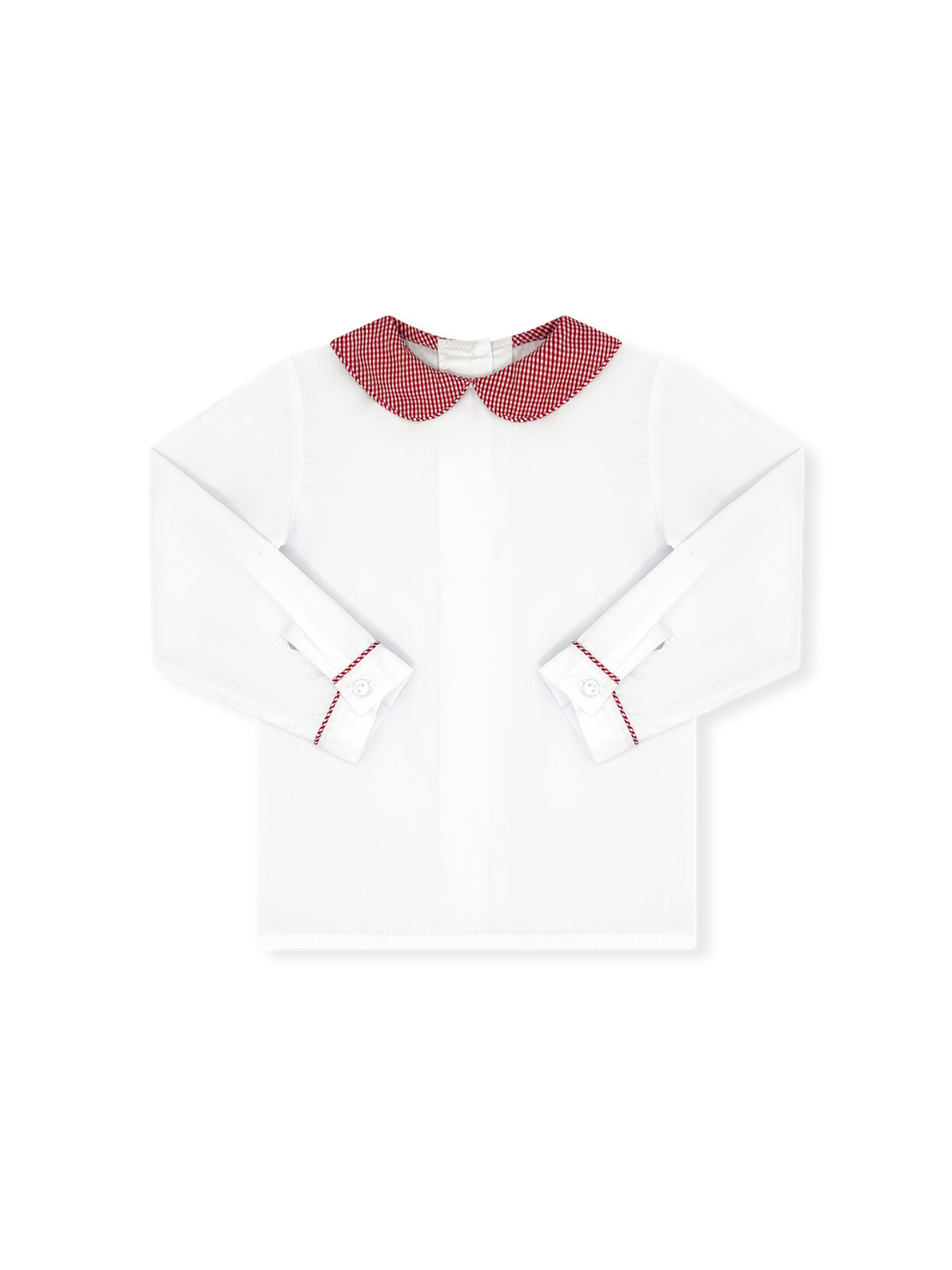 Sibley Shirt Long Sleeve - Webster White, Ramsey Red Minigingham