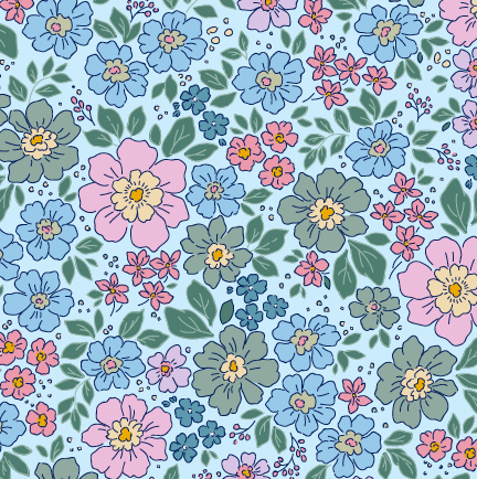 Courtney Bubble Long Sleeve - Middletown Floral