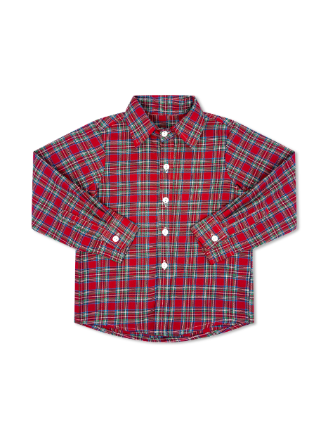 Brees Button Down - Woodstock Plaid