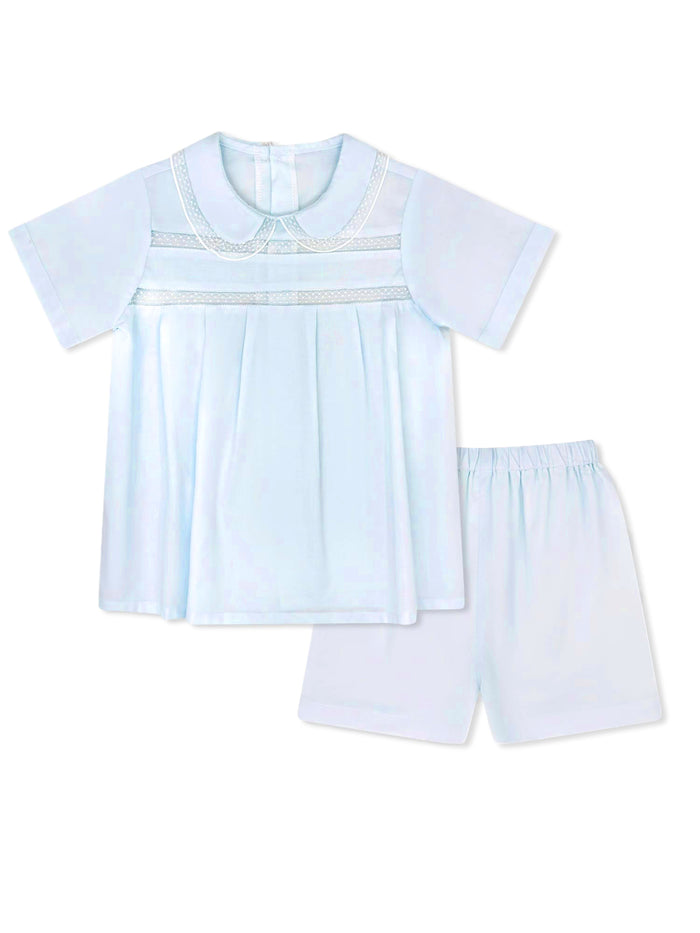 Graham Short Set - Blessings White, Lace