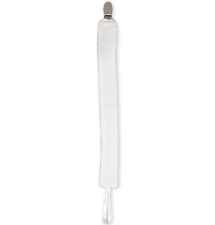 Legacy Pacifier Clip - Park White, Ecru - Classic Core Baby | Lullaby Set