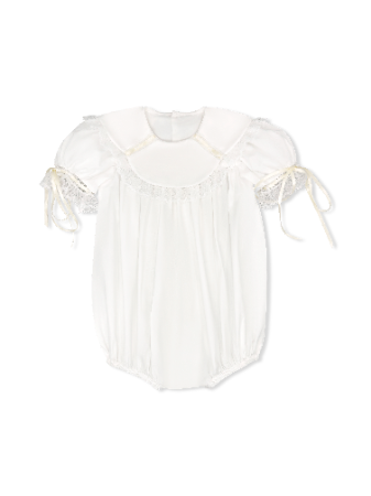 Donahue Bubble - Blessings White, Ecru Satin