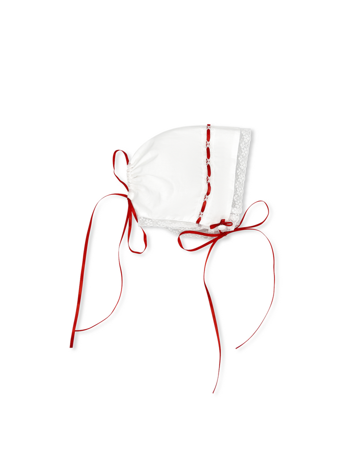 Original Daygown Set (Girl) - Blessings White, Red