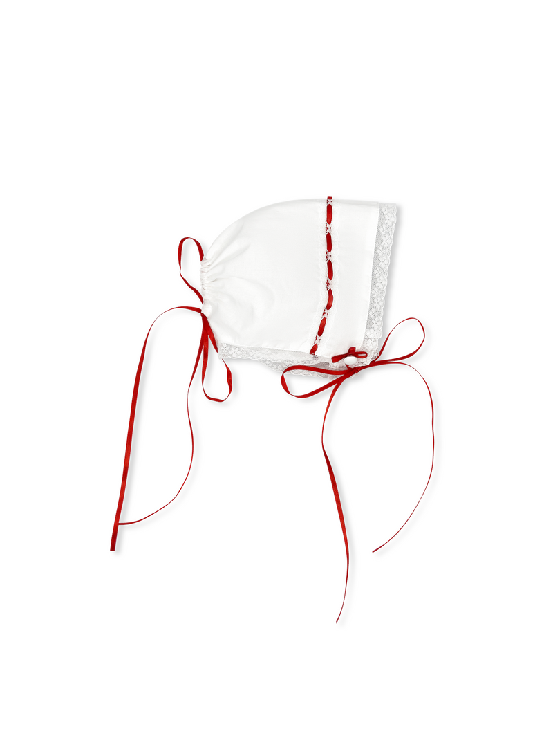 Original Daygown Set (Girl) - Blessings White, Red