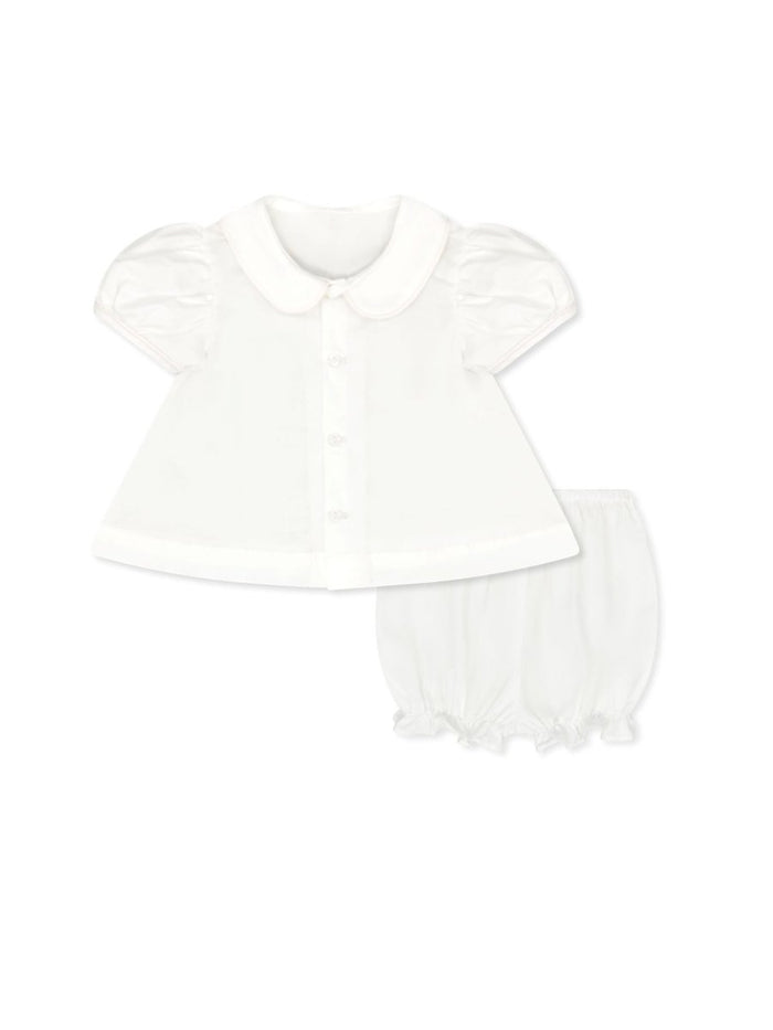 Adorable Diaper Set - Blessings White with Pink - Classic Sets | Lullaby Set