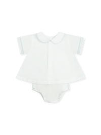 Dapper Diaper Set - Blessings White, Blue - Classic Sets | Lullaby Set