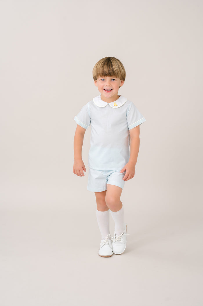 Sibley Short Set - Blessings Blue, Duck