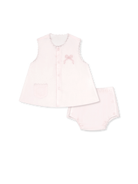 Maria Diaper Set - Blessing Pink, Bow - Classic Sets | Lullaby Set