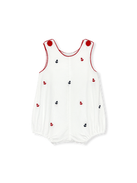 Bennett Bubble - Simply White Seersucker, Anchors - Classic Bubbles | Lullaby Set