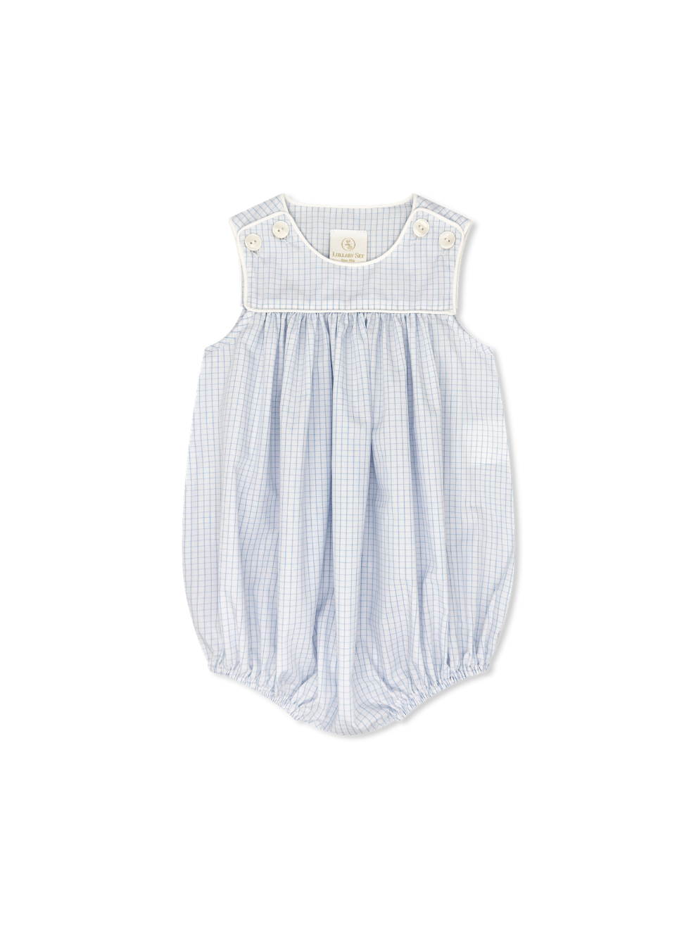 Charming Bubble - Classic Blue Windowpane