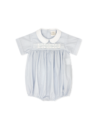 Noah Ribbon Bubble - Classic Blue Windowpane