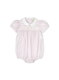 Ruth Ribbon Bubble - Classic Pink Windowpane