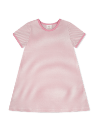 Faith Dress - Pretty Pink Stripe - Classic Dresses | Lullaby Set