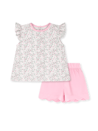 Angel Short Set - Belle Bunny Floral - Classic Sets | Lullaby Set
