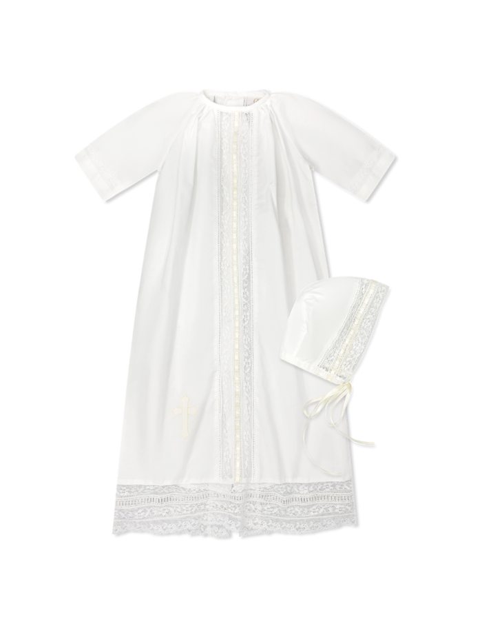 Daniel Daygown - Blessings White Batiste, Cross