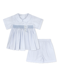 Hayes Short Set - Classic Blue Windowpane, Airplane