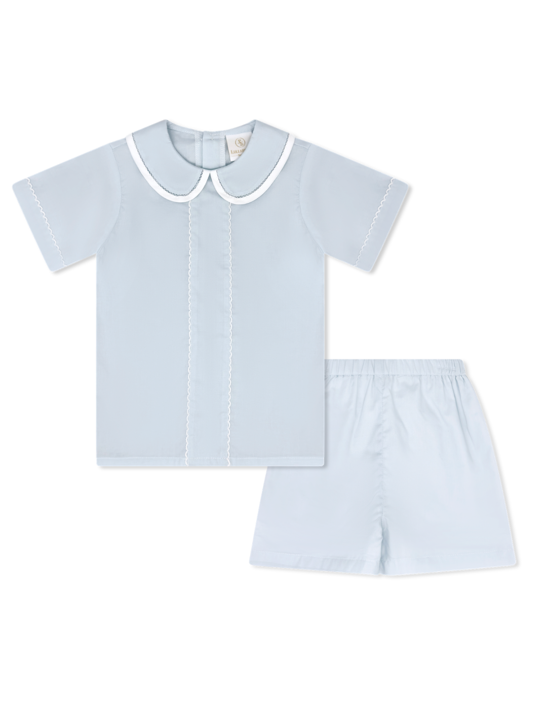 Jonathan Short Set - Blessings Blue Batiste