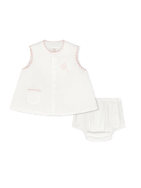 Maria Diaper Set - Blessings White, Butterfly - Classic Sets | Lullaby Set