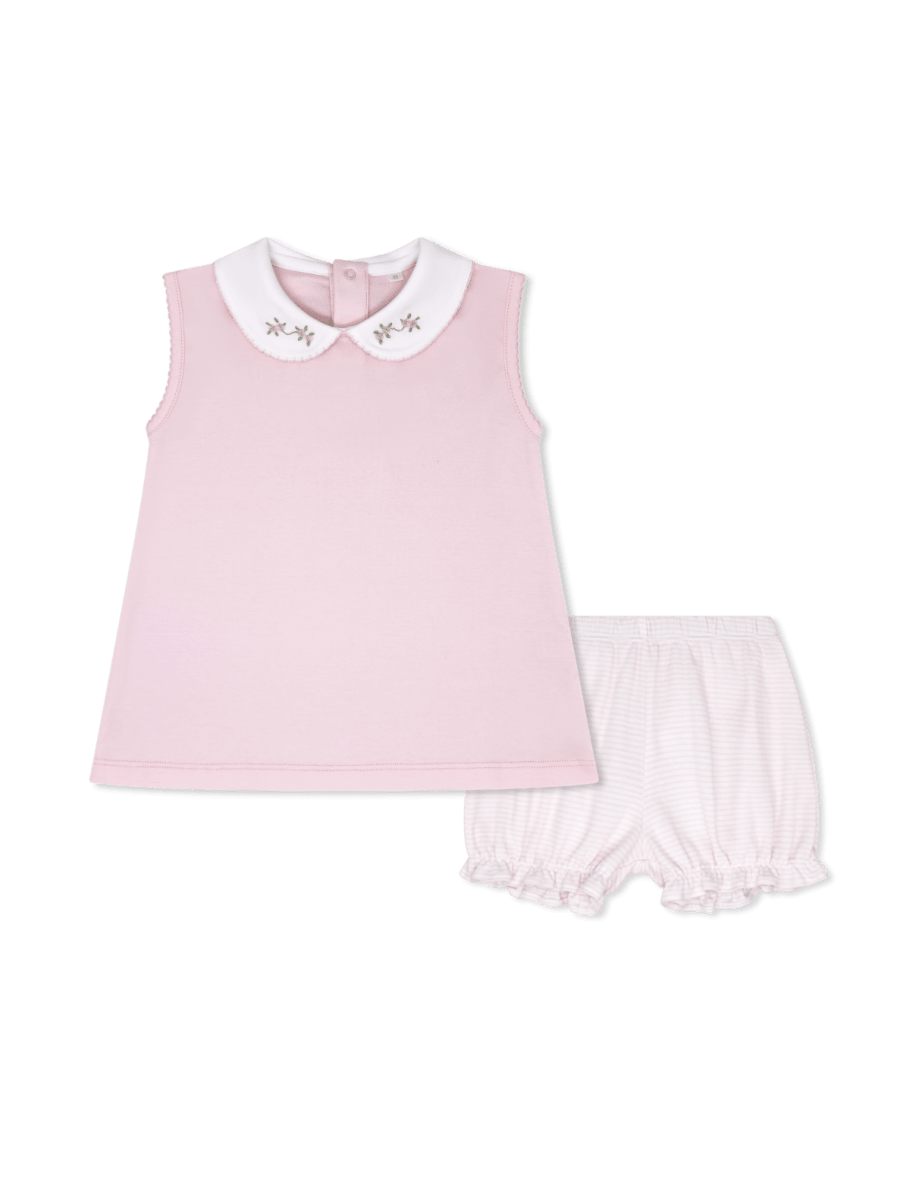 Brooklyn Bloomer Set - Palmer Pink Pima (SL26) - Classic Sets | Lullaby Set