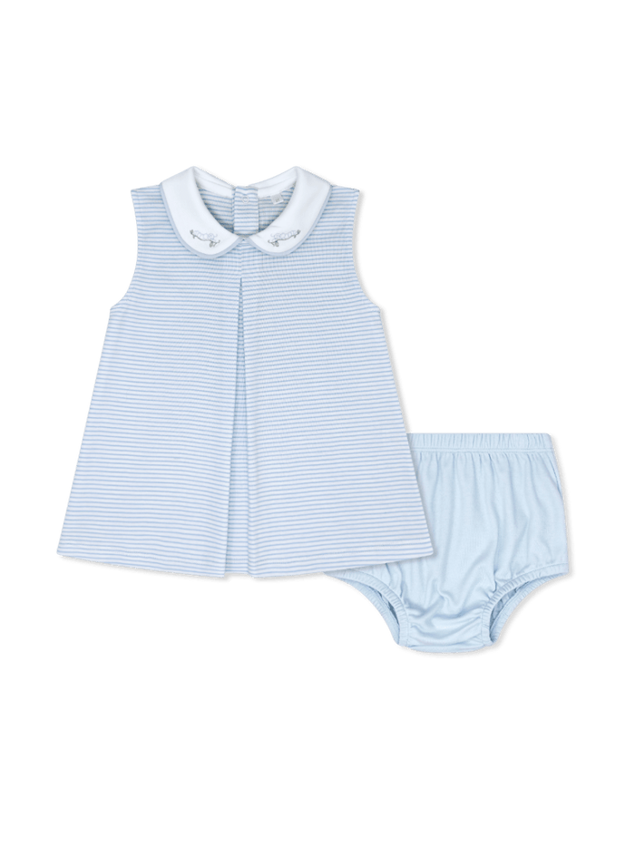 Collier Diaper Set - Palmer Blue Pima, Caterpillar - Classic Sets | Lullaby Set