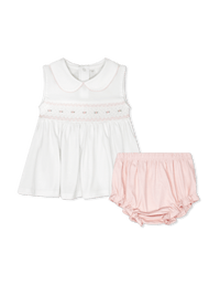 Rose Diaper Set - Palmer Pink Pima, Flowers - Classic Sets | Lullaby Set