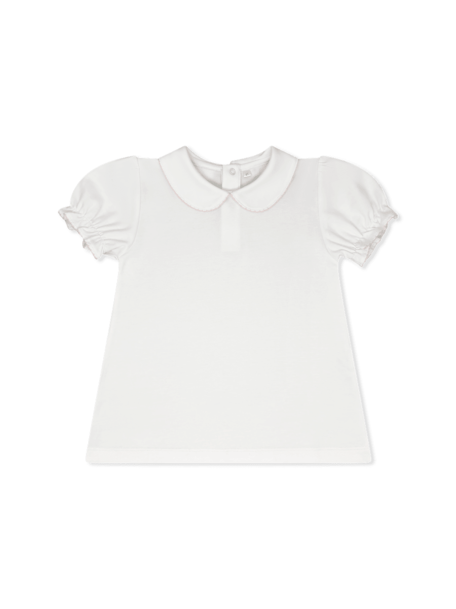 Better Together Blouse - Presley White Pima - Classic Tops | Lullaby Set