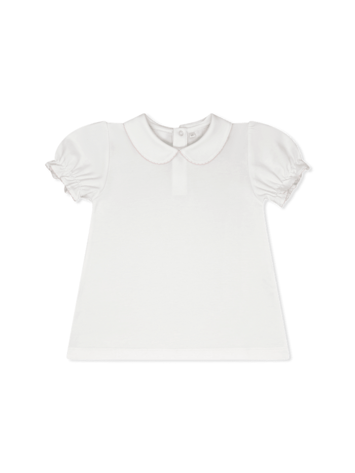 Better Together Blouse - Presley White Pima - Classic Tops | Lullaby Set