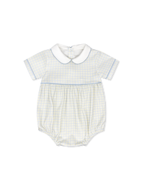 Baby Bea Bubble - Cornflower Check