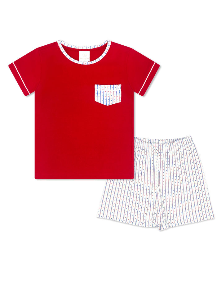 Charlie Short Set - Raleigh Red, All American