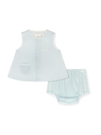 Mason Diaper Set - Blessings Blue, Train