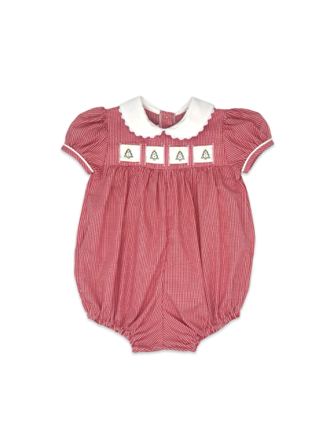 Ruth Ribbon Bubble - Ridgeland Red Minigingham