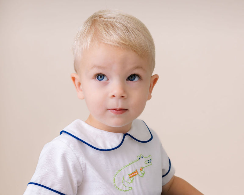 Baby Bea Bubble - High Point Royal Corduroy, Alligator
